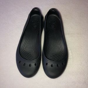 CROCS Black Ballet Flats